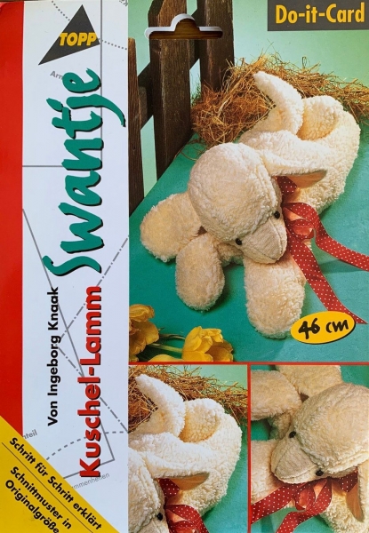 Schnittmuster und Anleitung Kuschel-Lamm Swantje